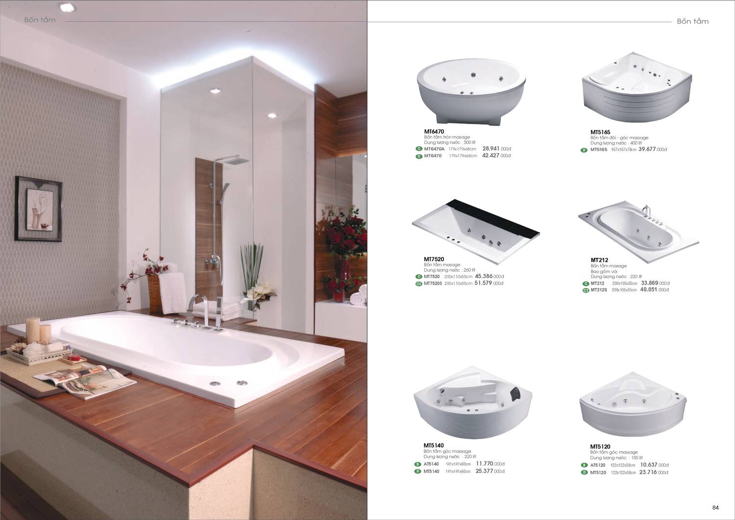 Thiết bị vệ sinh CAESAR Catalogue và Bảng giá mới nhất /Page 43